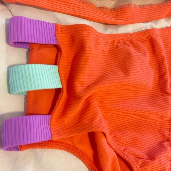 Orange Swimwear Set - Picture 2 of 5
